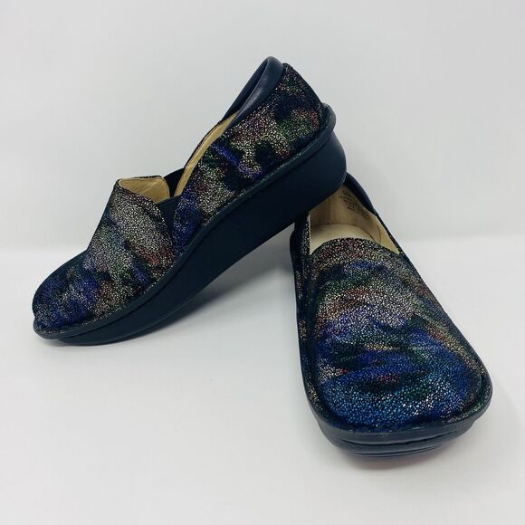 Alegria Classic Clogs Deb US 7 Comfort Shoes Multicolor Primary Impression Work - Picture 13 of 16